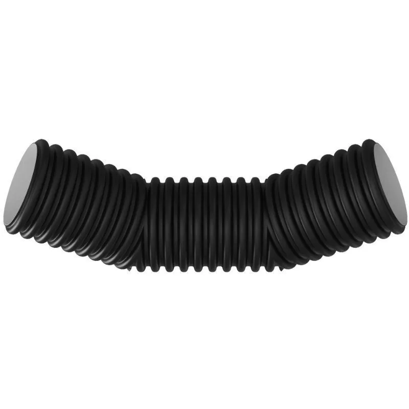 Отвод 60° гофрированный канализационный 400/343 пэ SN8/SN6