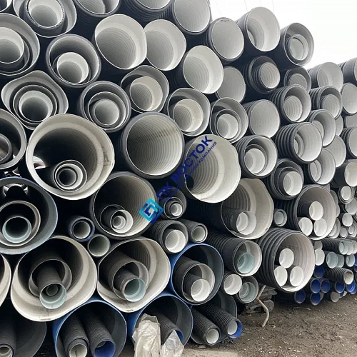 Труба пнд гофрированная 250/216 SN8 двустенная с раструбом