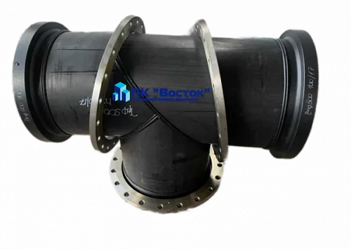 Тройник фланцевый ПЭ 50 мм SDR17 Ру10